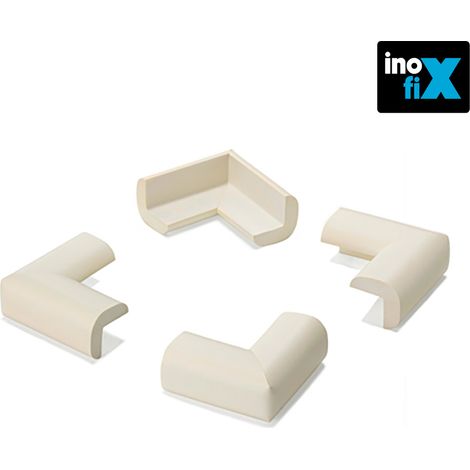 Weiß gepolsterter Kantenschutz 5002-2-001 Blister 4 Einheiten INOFIX