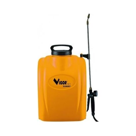 Vigor 7462510 Summy-12 Pompa Irroratrice a Spalla Batteria Litio 12V 8Ah 12 L Lancia Acciaio Inox 50-100 cm Pressione 5,5 bar (1/2)