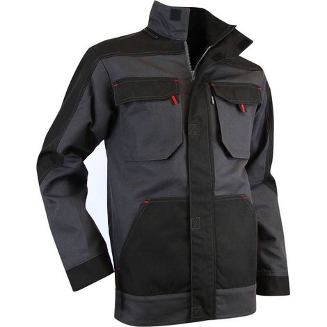 LMA – Blouson de travail bicolore 3XL – Col montant – Fermeture à glissière sous patte – Poches poitrine et basses – Oxford 900D étanche