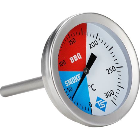 Thermomètre alimentaire 2' en acier inoxydable étanche, facile à lire, pour la cuisine, la dinde, le barbecue, le fumage et la transformation au four.-AquaForge