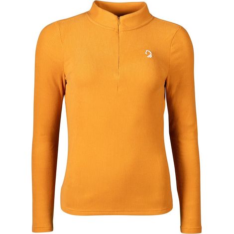 XXL, blu scuro: Maglia per equitazione a manica lunga in tessuto a coste modello Arezzo Soft