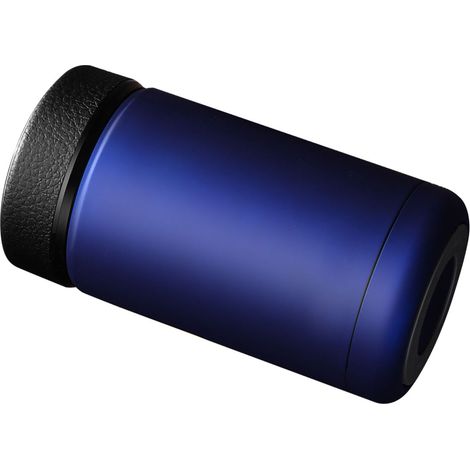 Bouteille isotherme en acier inoxydable 380 ml, cadeau étudiant, mug de voyage à isolation sous vide pour sports de plein air et camping (bleu). (1/5)