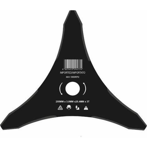 Disco di ricambio Ama per decespugliatore a 3 denti con Ø esterno di 255mm
