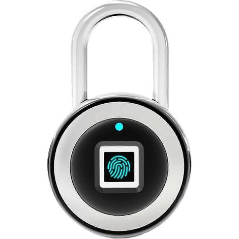 Cadenas à empreinte digitale en acier inoxydable utilisable sur sac à dos, armoire et bureau