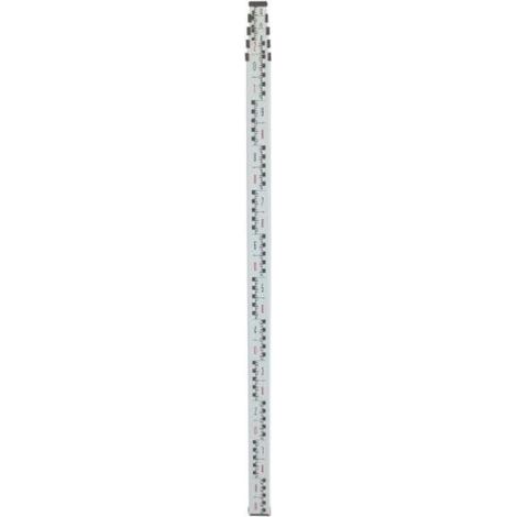 leica geosystems-495gf-mira telescópica de aluminio de 5 m con 5 secciones para nivel láser