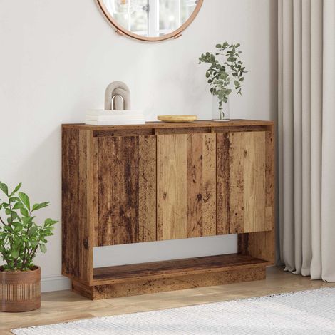vidaXL Buffet Bois ancien 97 x 29 x 75 cm Bois d'ingénierie (1/5)