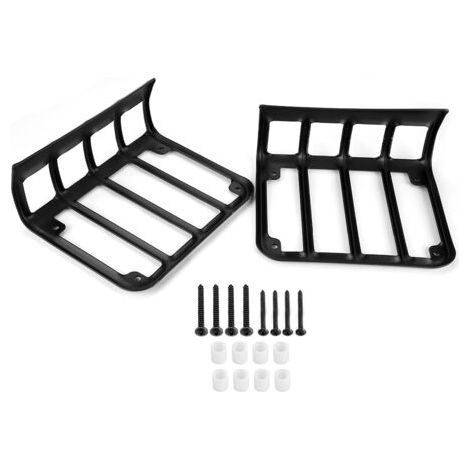 SUNXURY 1 paire de protection de protection de couvercle de lampe de feu arrière pour Jeep Wrangler (1/5)