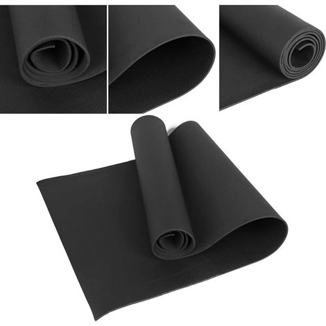 Tapis de yoga 4 mm en EVA antidérapant pour fitness et musculation à domicile. Idéal pour le yoga, le Pilates et autres exercices de fitness. (1/5)