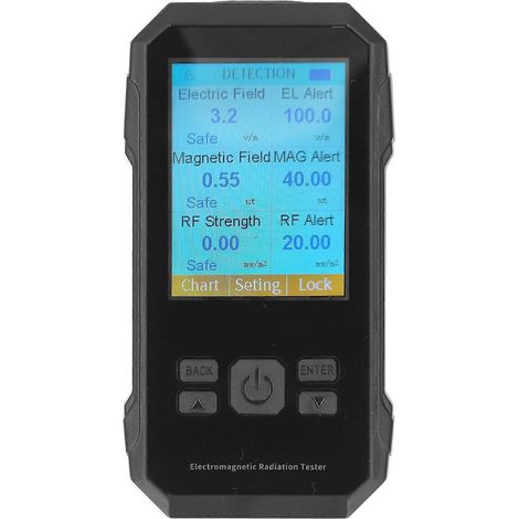 Hochpräziser EMF-Tester – Detektor für elektromagnetische Felder und Strahlung in Küche, Büro und Industrie (z. B. Ghost)