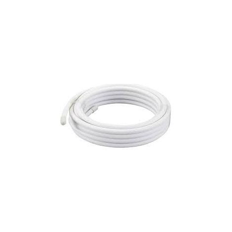 ELECTRALINE - Câble TV 17 VATCA blanc  10m  couronne (1/2)