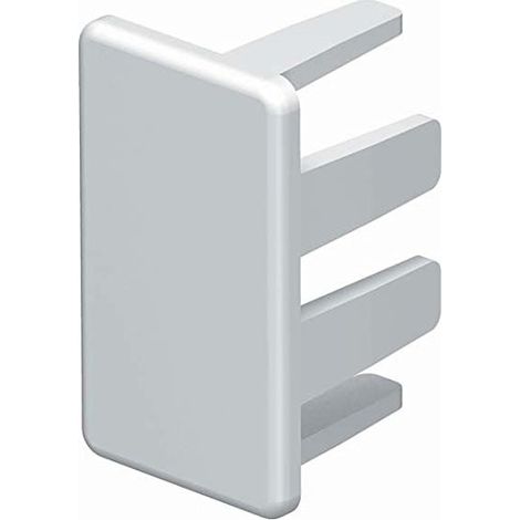 OBO Bettermann Embout sans halogène 15x30mm Polycarbonate/Acrylonitrile-Butadiène-Styrène blanc pur RAL 9010, 6175546