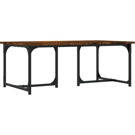 Maison Exclusive - Tavolino da Salotto Rovere Fumo 90x50x35 cm Legno Multistrato