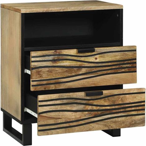 Maison Exclusive - Table de chevet Naturel 50 x 33 x 62 cm Bois d'ingénierie (1/5)