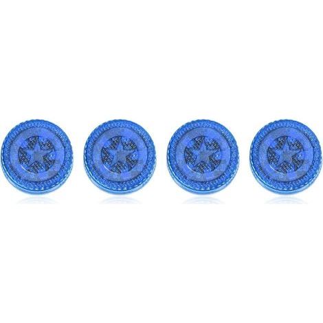 Set di 4 luci di segnalazione per auto a LED blu, wireless e impermeabili. (1/5)