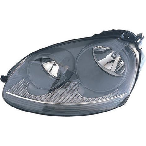 Phare avant gauche H7/H7 fond gris Volkswagen Golf 5 2003-2008