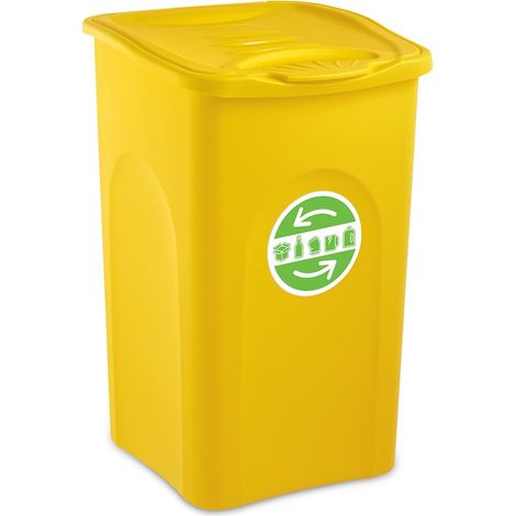 Begreen Poubelle Jaune 50 L (1/3)