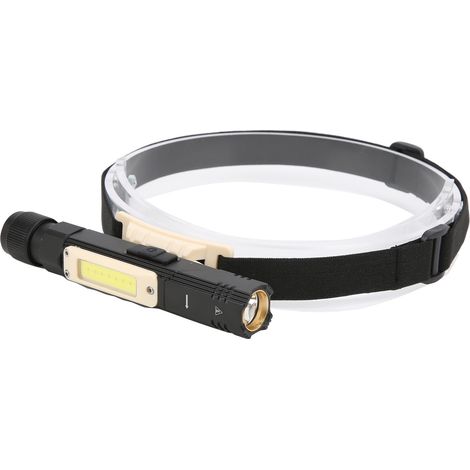S21 USB-wiederaufladbare Taschenlampe, tragbar, mit drehbarem Kopf, ideal für Camping und Patrouillen. (1/5)