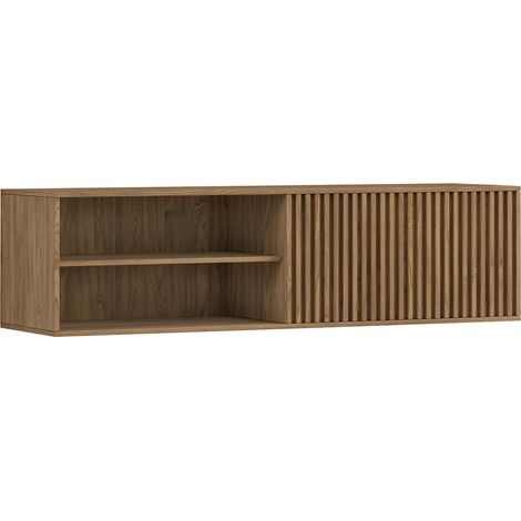 Mueble TV mural 1 puerta 150 cm Esteban Madera (1/4)