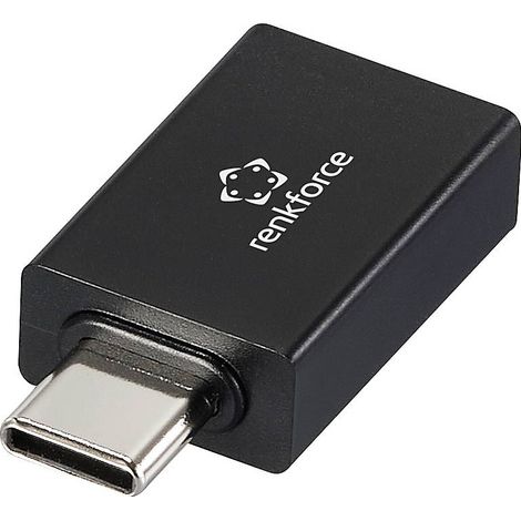 Renkforce bloqueur de données USB Adaptateur [1x USB-C® mâle - 1x USB-C® femelle] RF-6615900 Y740373 (1/3)