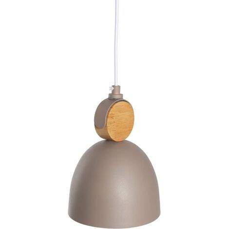E27 Moderne Metal Suspensions Luminaire Sphérique Plafonnier Lustre Industriel en Métal Plafonnier Lustre Plafonnier Lampe LED (Marron) (1/5)
