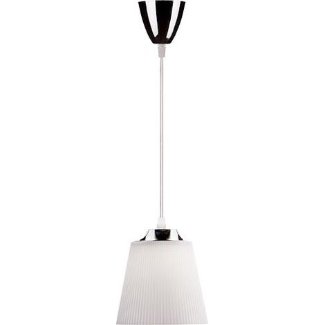 7W LED LAMPADARIO CON PORTALAMPADA BIANCO NATURALE CORPO CROMO, BIANCO - Luce NATURALE (1/5)