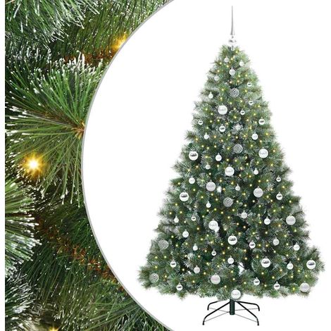 Árbol de Navidad artificial con 300 LED Verde 180 cm PE y PVC vidaXL (1/5)
