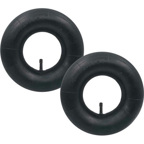 2 pièces 4.10/3.50-4 Chambre à air Pneu TR-13 Valve Droite pour Diable, Chariot, Chariot à Main, Chariot de Jardin, Tondeuse à Gazon (1/5)