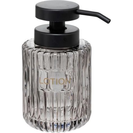 Distributeur de Savon en Verre "Glass" 14cm Gris