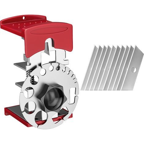 Machine à Dénuder Fils Electriques,Dénudeur de Fil Portable,Dénudeur Câble Electrique avec 10 Joints Remplaçables,pour le Recyclage des Fils de Déchets de Câbles Plats et Ronds,106x70mm (1/5)