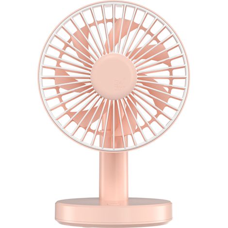 Ventilateur de bureau avec port de chargement USB, 3 vitesses réglables, mini ventilateur portable, idéal comme cadeau. (1/5)