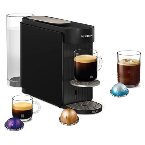 KRUPS Machine à capsules Nespresso VERTUO UP Noire YY5859FD