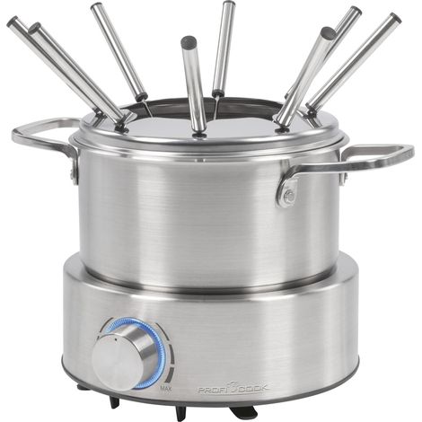 CLATRONIC PC-FD 1288 Fondue 8 Personen 800W Edelstahl