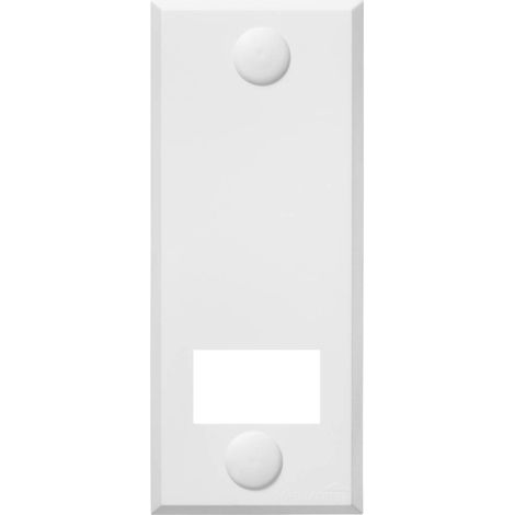 Schellenberg 53102 Placca tapparelle avvolgibili STANDARD Maxi: 23 mm di larghezza del nastro, piastra tapparella con spaziatura dei fori 10,5 cm, bianco (1/4)