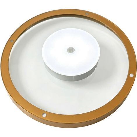 Étagère murale flottante à LED – Métal doré pour plantes et livres (1/5)