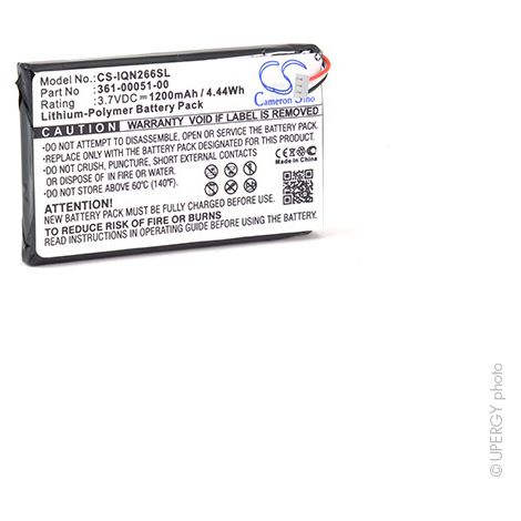 NX - Batterie GPS 3.7V 1200mAh - 361-00051-00361-00051-01361-00051-02 (1/4)