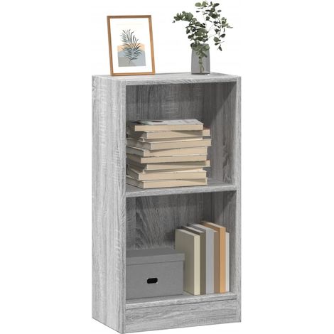 Bücherregal Grau Sonoma 40x24x76 cm Holzwerkstoff