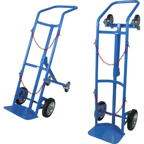 Portabombole monoposto lt.40/50 trasformabile ruote con freno