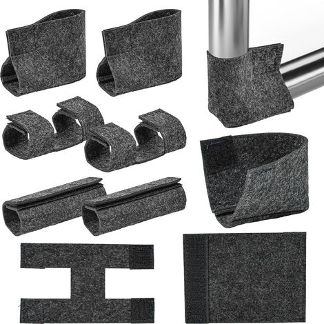 Paquete de 36 protectores de suelo de fieltro para carpas de cerveza - 3,5 x (1/5)