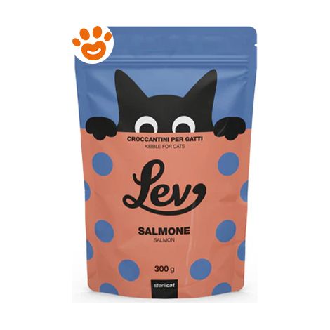 Lev Cat Adult Sterilised Salmone - Sacco 300 Gr -
