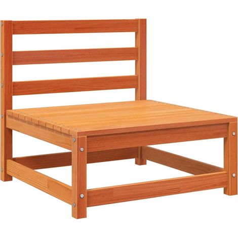 Garden Sofa  Wax brown  Solid pine wood  70x70x67 cm  Outdoor Sofa vidaXL