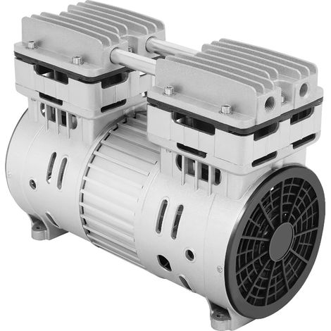Compresseur d'air, conception sans huile, construction durable, gris, UE (1/5)