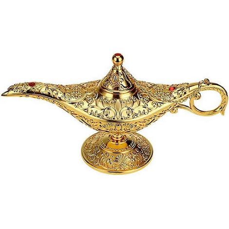 Lampe Aladdin Grande décoration intérieure rétro européenne en métal, artisanat anniversaire (1/5)