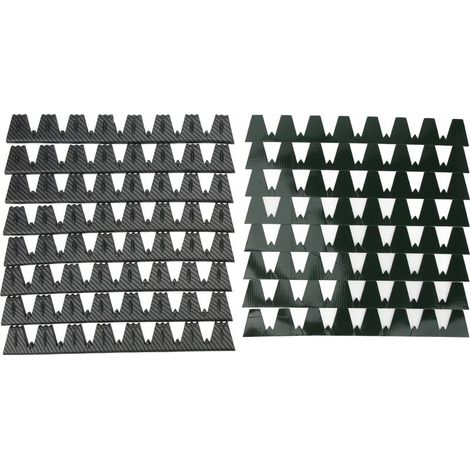 Protecteur de pare-choc avant anti-rayures, 8 pièces, universel, adapté aux voitures, Style Fiber de carbone (1/5)