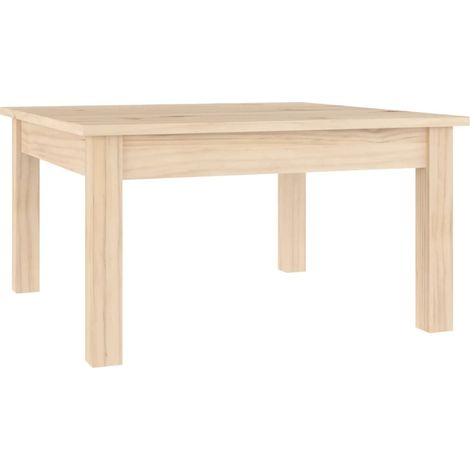 Maison Exclusive - Mesa de centro de madera maciza de pino 55x55x
