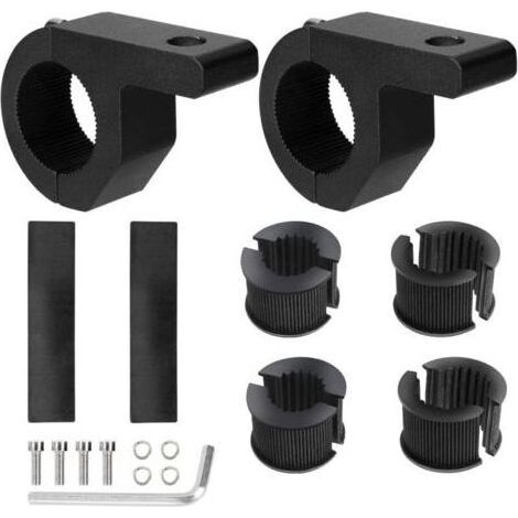 Support de Montage de Lumière Travail 19-32mm Universelle Pince de Tube de Barre Fixation pour Tout-terrain Voiture Camion Moto 2 Pièces (1/5)