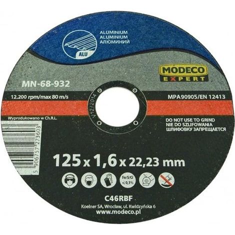 Scie à métaux Modeco Expert aluminium 230 mm argent