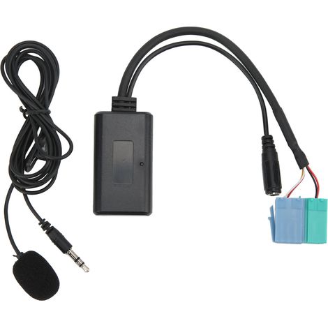 Adaptateur Voiture Bluetooth 5.0 Audio AUX avec Micro Intégré, Récepteur Sans Fil pour Autoradio Becker, Kit Mains Libres, Streaming Musique (1/5)
