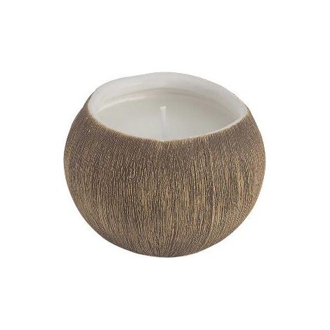 ANDREA HOUSE AX24020 Vela Cerámica Coco Ø8,5X6 Cm - ref: AX24020