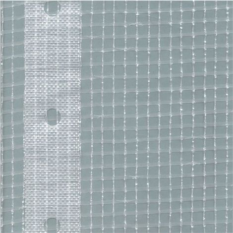 Bâche d'échafaudage, Filet de protection 1,10x20m, 200g/m², Translucide, Résistante