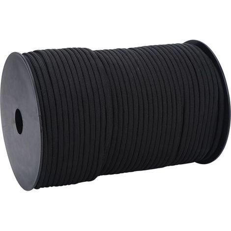 550 Réfléchissant Paracord Parachute Cordon Longe 9 Strand Core 100m (Noir) (1/5)